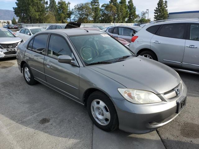 JHMES96604S012755 - 2004 HONDA CIVIC HYBR GRAY photo 4