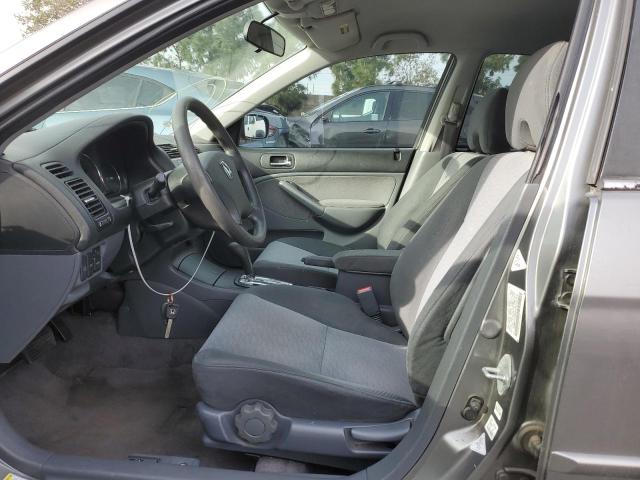 JHMES96604S012755 - 2004 HONDA CIVIC HYBR GRAY photo 7