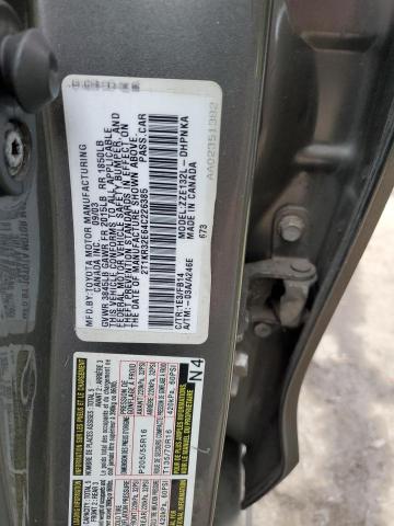 2T1KR32E64C226385 - 2004 TOYOTA MATRIX Grau Foto 12