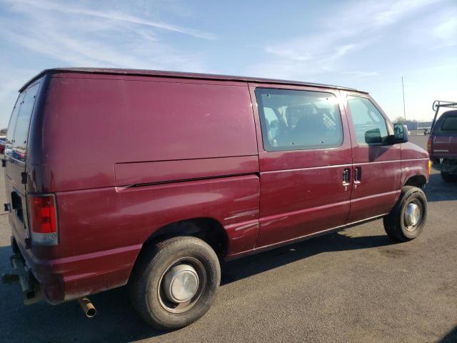 1FTNE24W56HB03555 - 2006 FORD ECONOLINE BURGUNDY photo 3