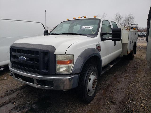 1FDAW5GR3AEA37564 - 2010 FORD F550 SUPER WHITE photo 1