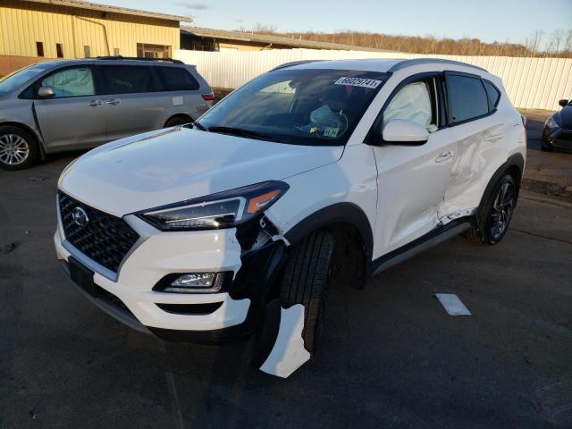 KM8J3CAL7KU002163 - 2019 HYUNDAI TUCSON LIM WHITE photo 2