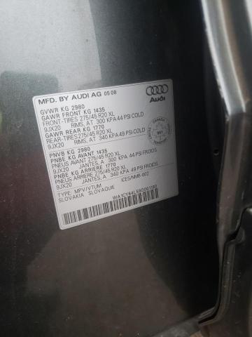 WA1CY64L59D001190 - 2009 AUDI Q7 3.6 QUA GRAY photo 13