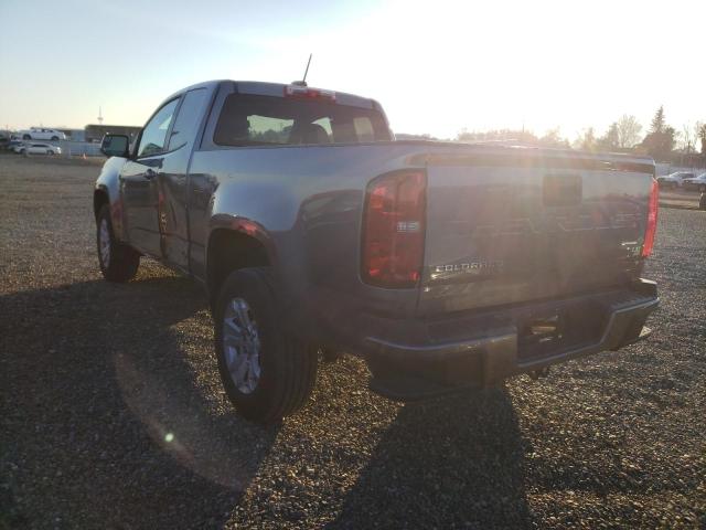 1GCHSCEA3M1253443 - 2021 CHEVROLET COLORADO L GRAY photo 2