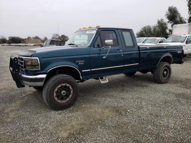 1FTHX26F5TEA67514 - 1996 FORD F250 BLUE photo 1