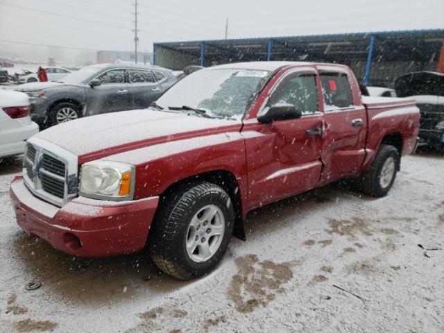 1D7HE48N06S652857 - 2006 DODGE DAKOTA QUA RED photo 1