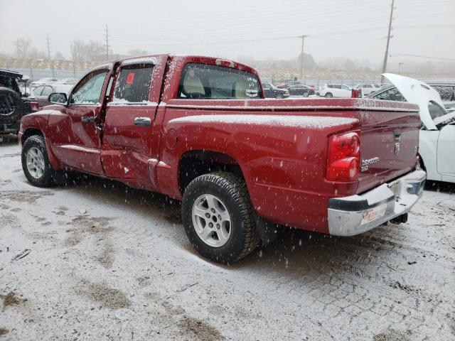 1D7HE48N06S652857 - 2006 DODGE DAKOTA QUA RED photo 2