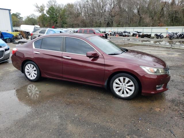 1HGCR2F86DA272291 - 2013 HONDA ACCORD EXL MAROON photo 4