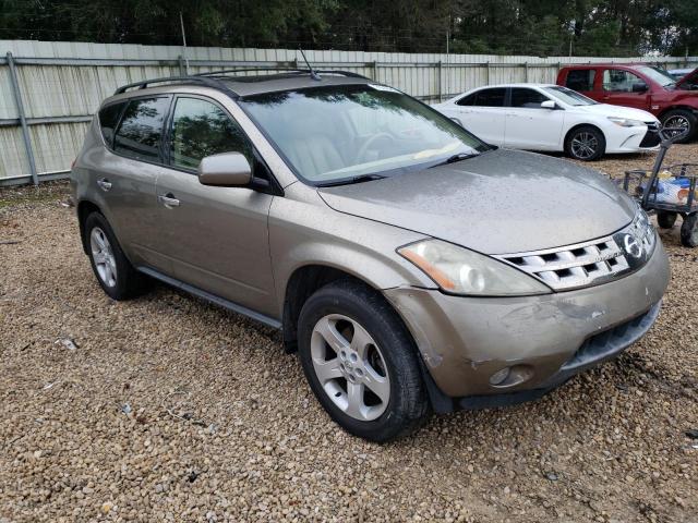 JN8AZ08T04W217371 - 2004 NISSAN MURANO SL GOLD photo 4