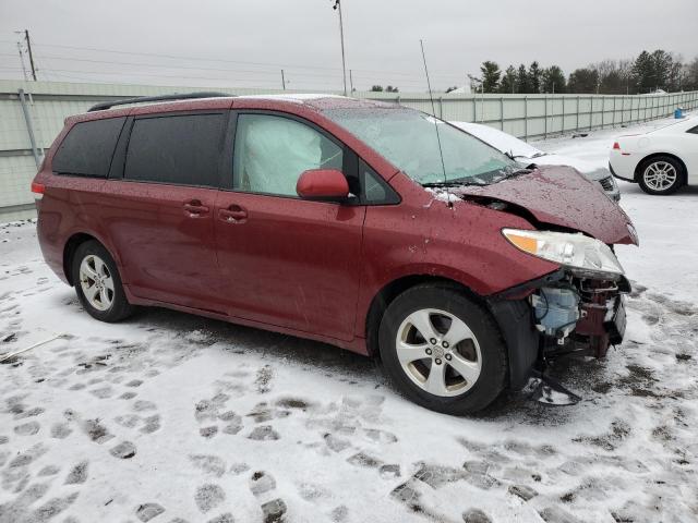 5TDKK3DC3BS011406 - 2011 TOYOTA SIENNA LE MAROON photo 4