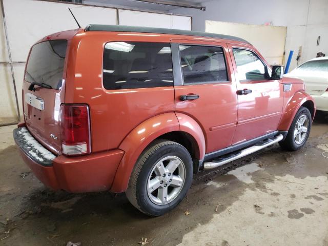 1D8GU58K78W233566 - 2008 DODGE NITRO SLT ORANGE photo 3