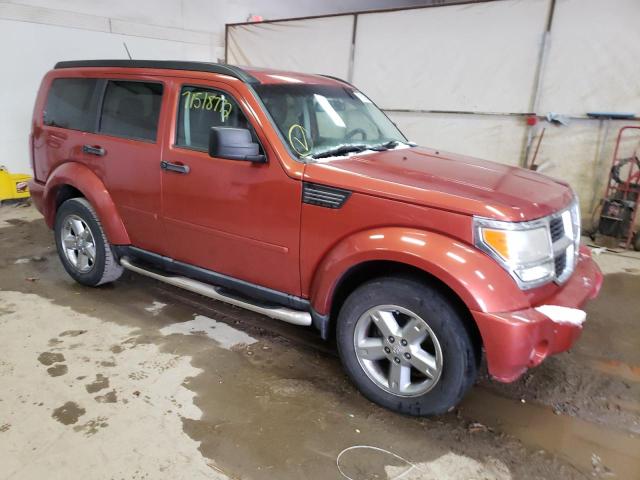 1D8GU58K78W233566 - 2008 DODGE NITRO SLT ORANGE photo 4