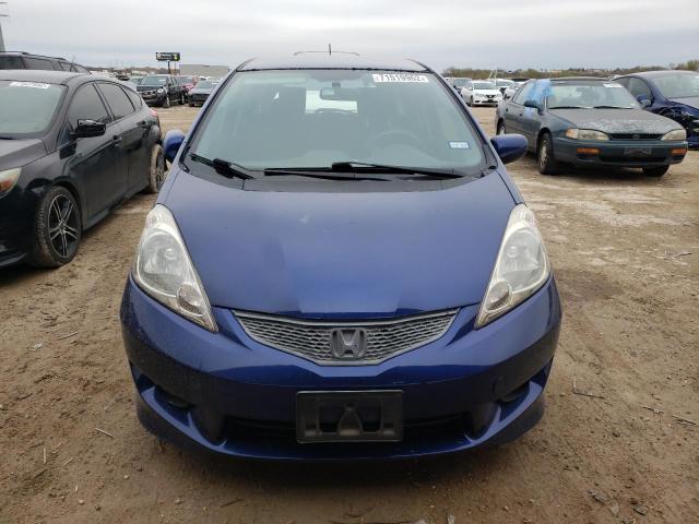 JHMGE8H55BC019173 - 2011 HONDA FIT SPORT BLUE photo 5