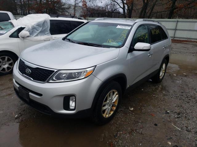 5XYKTCA65FG554481 - 2015 KIA SORENTO WHITE photo 1