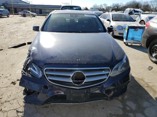 WDDHF8JB3EA978712 - 2014 MERCEDES-BENZ E 350 4MAT BLUE photo 5