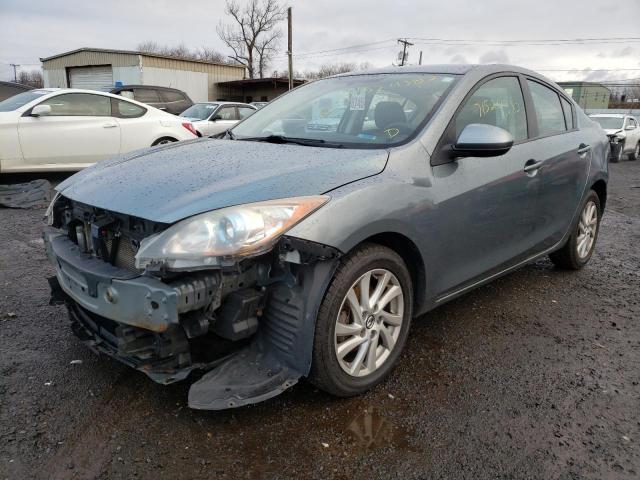 JM1BL1VP4D1****** - 2013 MAZDA MAZDA3I TURQUOISE photo 1