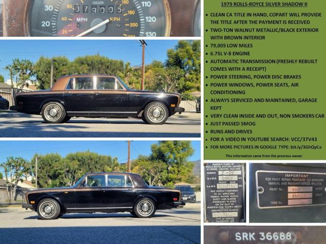 SRK36688 - 1979 ROLLS-ROYCE SILVSHADII TWO TONE photo 10