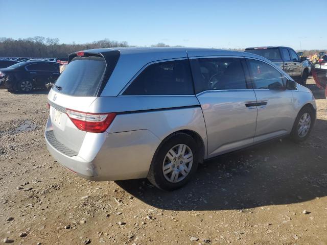 5FNRL5H24DB091900 - 2013 HONDA ODYSSEY LX SILVER photo 3