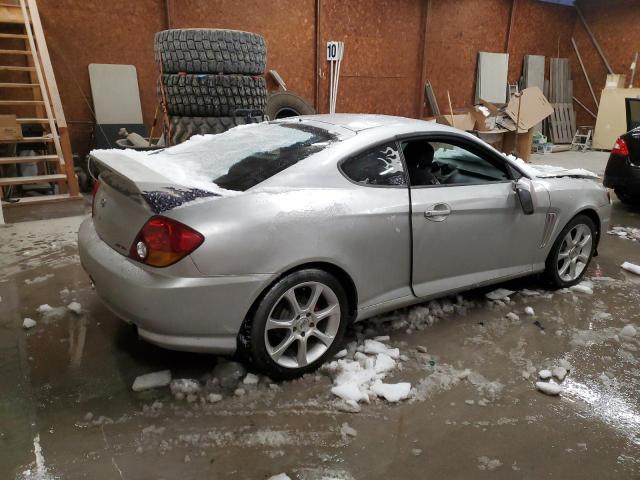 KMHHN65F94U127232 - 2004 HYUNDAI TIBURON GT SILVER photo 3