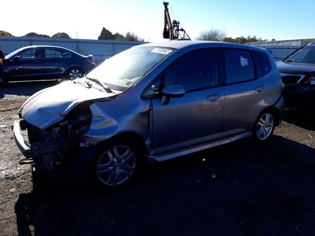 JHMGD38677S017324 - 2007 HONDA FIT S GRAY photo 1