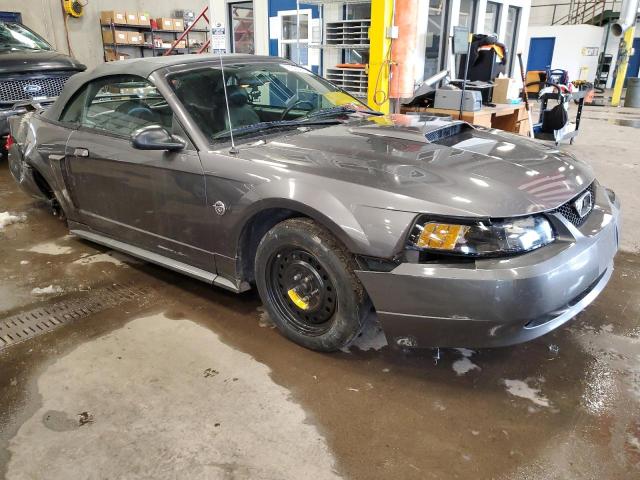 1FAFP45X64F240374 - 2004 FORD MUSTANG GT GRAY photo 4