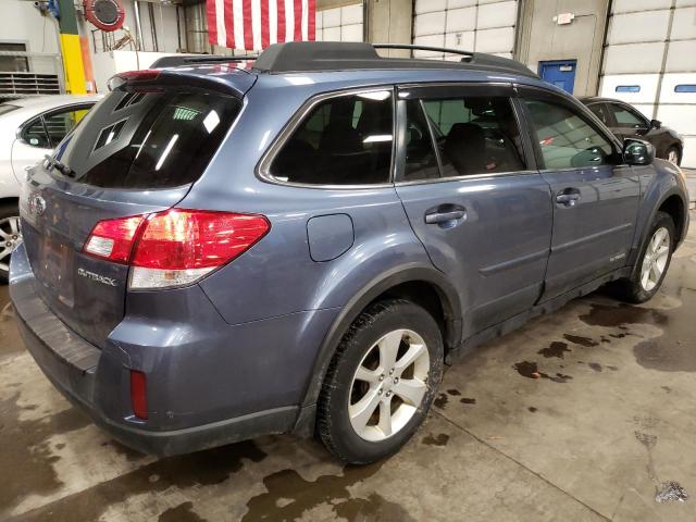 4S4BRCCCXD3211275 - 2013 SUBARU OUTBACK BLUE photo 3