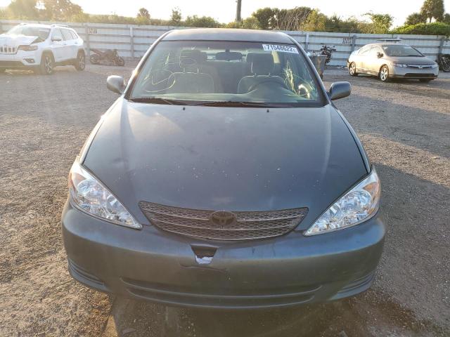 4T1BE32K94U****** - 2004 TOYOTA CAMRY GREEN photo 5