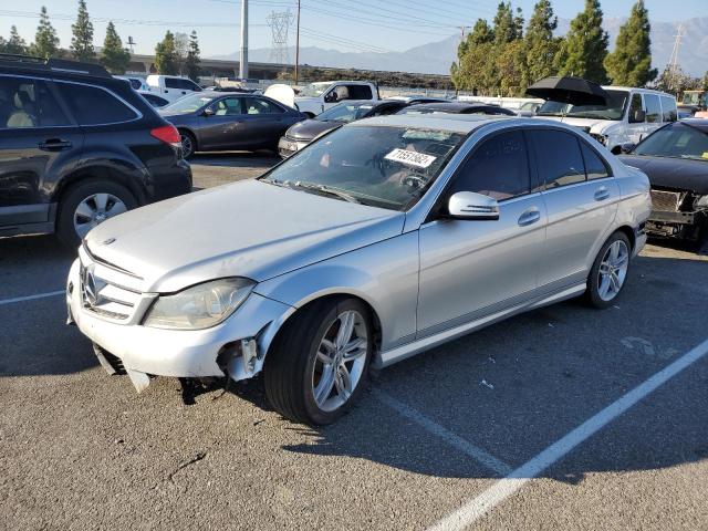 WDDGF4HB3DA845232 - 2013 MERCEDES-BENZ C 250 SILVER photo 1