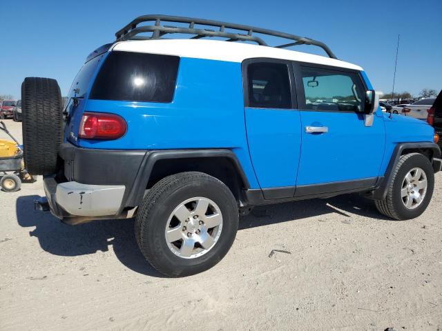 JTEZU11F770003410 - 2007 TOYOTA FJ CRUISER BLUE photo 3