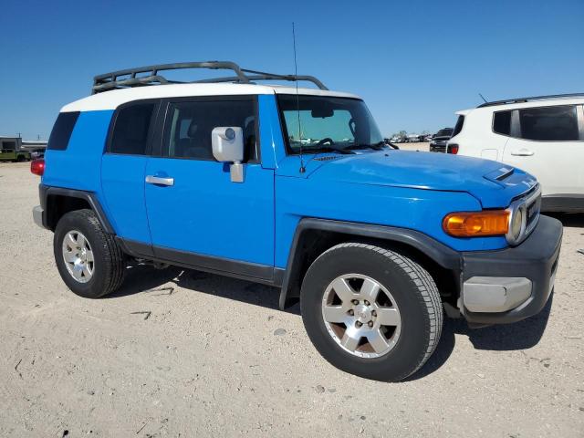 JTEZU11F770003410 - 2007 TOYOTA FJ CRUISER BLUE photo 4