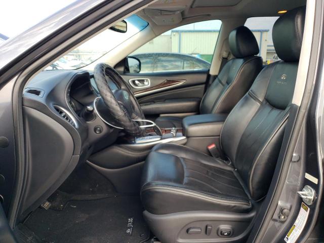 5N1AL0MN8DC306381 - 2013 INFINITI JX35 GRAY photo 7