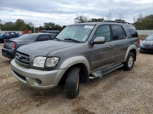 5TDZT34A24S217300 - 2004 TOYOTA SEQUIOA GRAY photo 1