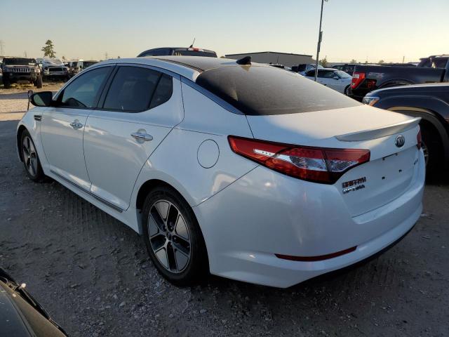 KNAGM4ADXC5030638 - 2012 KIA OPTIMA HYB WHITE photo 2