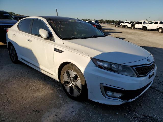 KNAGM4ADXC5030638 - 2012 KIA OPTIMA HYB WHITE photo 4