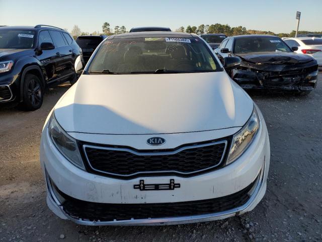 KNAGM4ADXC5030638 - 2012 KIA OPTIMA HYB WHITE photo 5