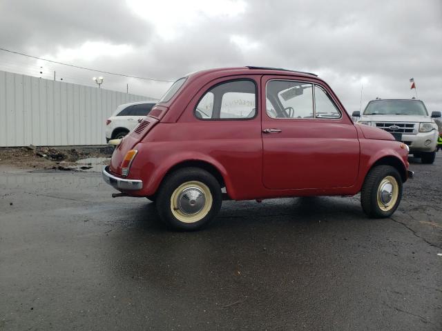 110F1408191 - 1967 FIAT 500 BURGUNDY photo 3