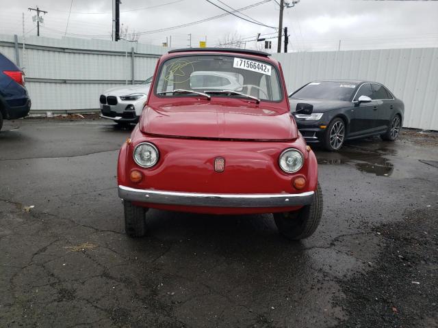 110F1408191 - 1967 FIAT 500 BURGUNDY photo 5