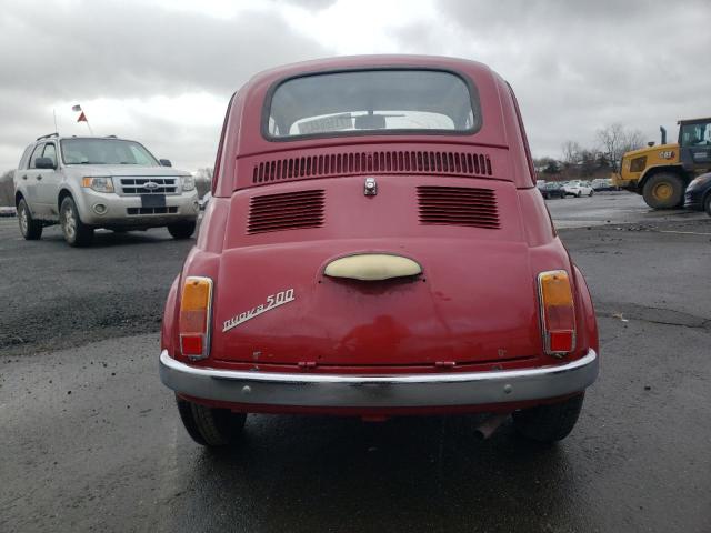 110F1408191 - 1967 FIAT 500 BURGUNDY photo 6