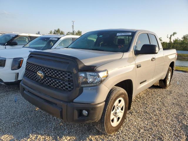 5TFRY5F19MX293570 - 2021 TOYOTA TUNDRA DOU GRAY photo 1