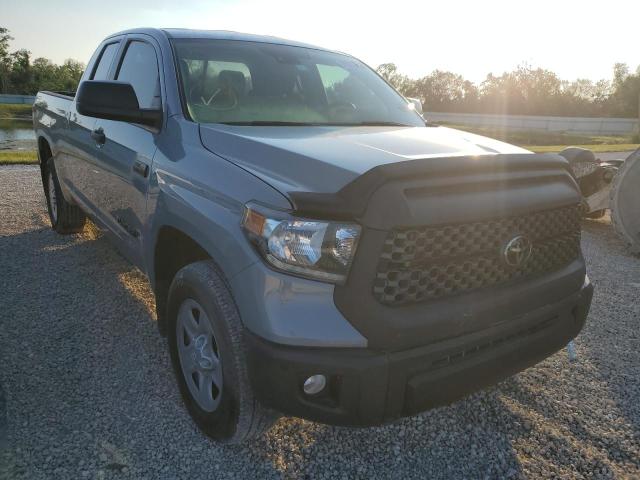 5TFRY5F19MX293570 - 2021 TOYOTA TUNDRA DOU GRAY photo 4