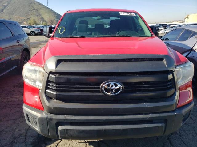 5TFRM5F16GX095271 - 2016 TOYOTA TUNDRA DOU RED photo 5