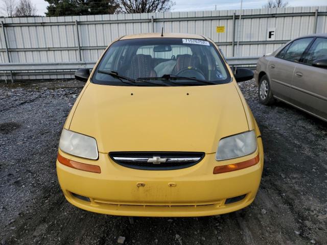 KL1TD666X8B152004 - 2008 CHEVROLET AVEO BASE YELLOW photo 5