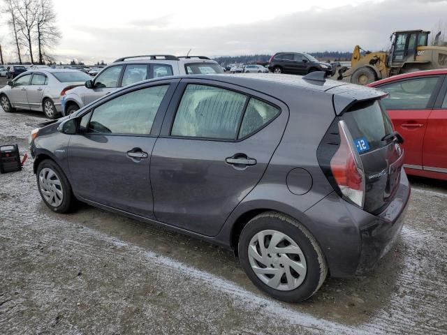 JTDKDTB34F1105424 - 2015 TOYOTA PRIUS C GRAY photo 2