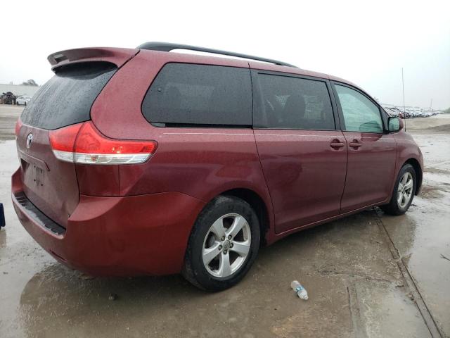 5TDKK3DC9ES461386 - 2014 TOYOTA SIENNA LE BURGUNDY photo 3