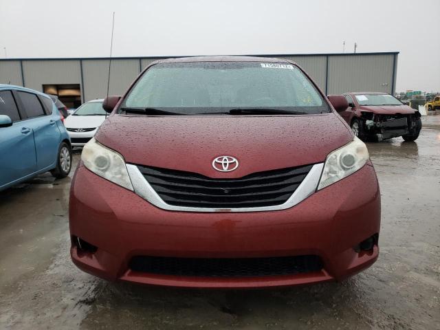 5TDKK3DC9ES461386 - 2014 TOYOTA SIENNA LE BURGUNDY photo 5