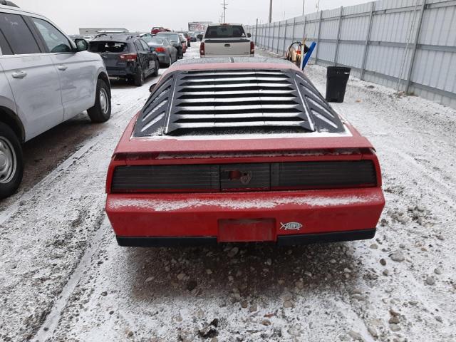 1G2AW87H0EL274502 - 1984 PONTIAC FIREBIRD T RED photo 6