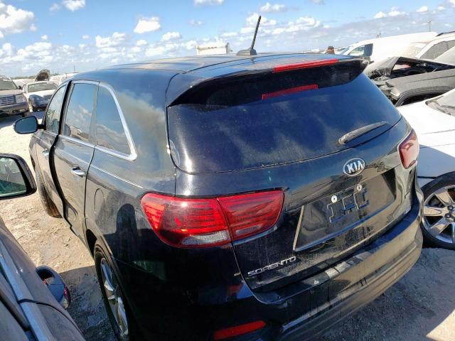 5XYPG4A36KG503362 - 2019 KIA SORENTO L BLACK photo 3