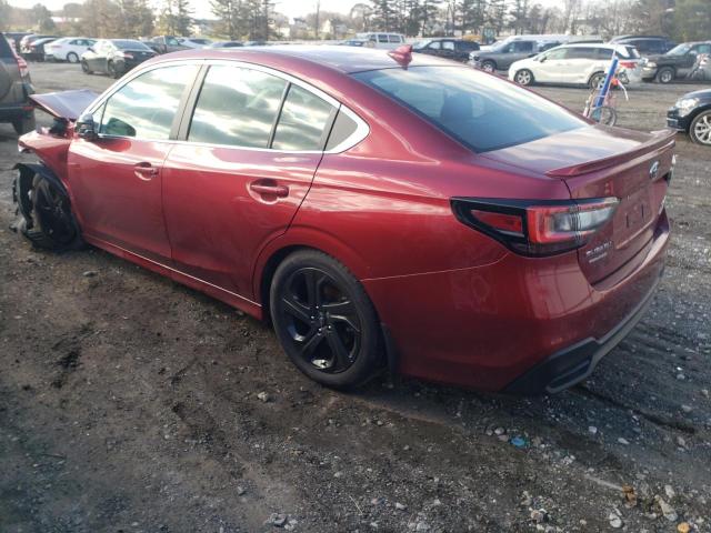 4S3BWAF66L3****** - 2020 SUBARU LEGACY SPO RED photo 2