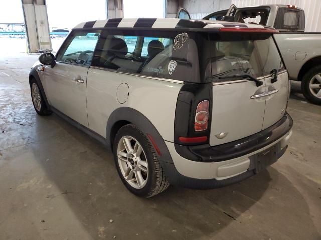 WMWZF3C56BTY00184 - 2011 MINI COOPER CLU SILVER photo 2