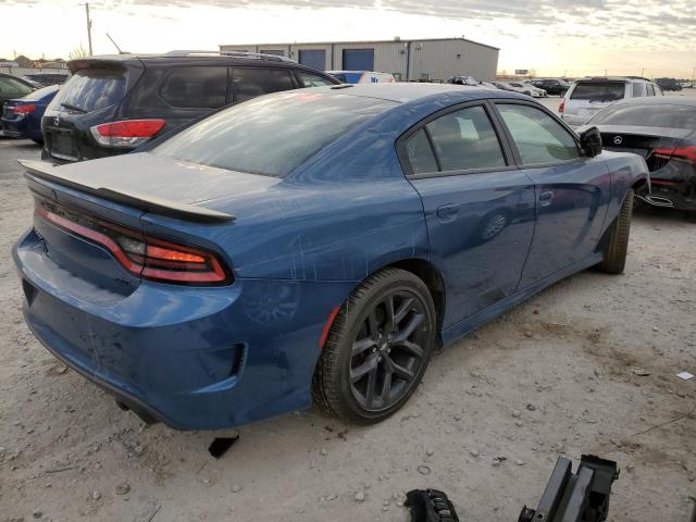 2C3CDXHG4NH206277 - 2022 DODGE CHARGER GT BLUE photo 3